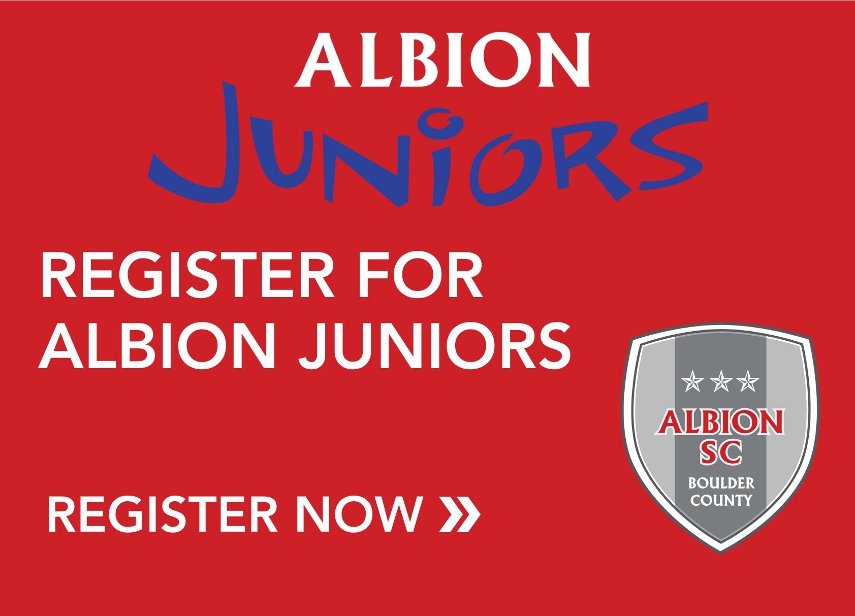 Register for ALBION Boulder Juniors