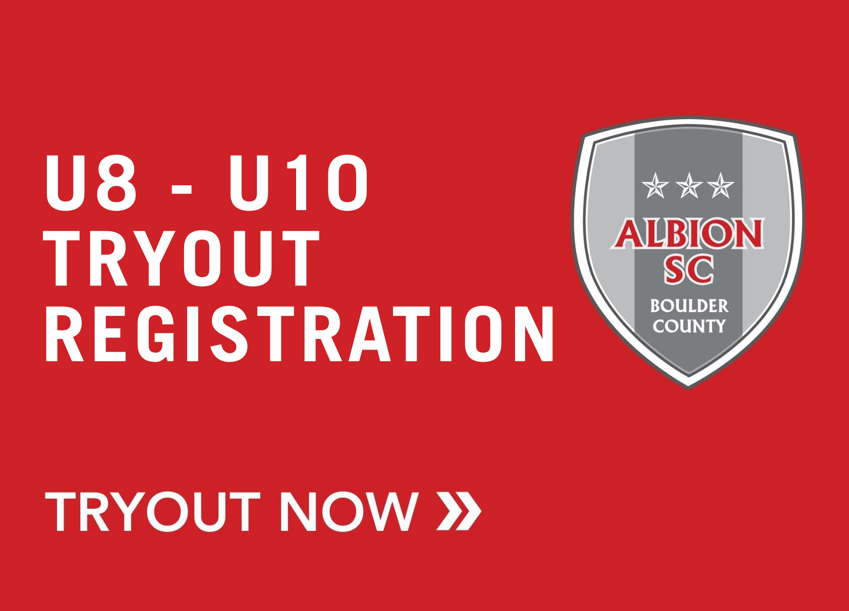 2025 Tryout Registration (U8-U10)